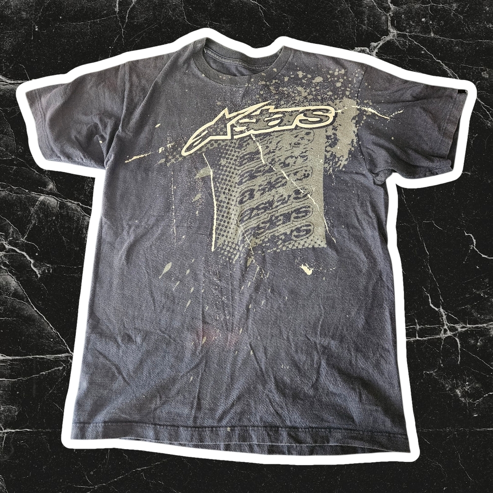 Alpinestars Men's Charcoal Graphic Tee